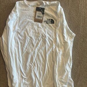The North Face White Long Sleeve Tee